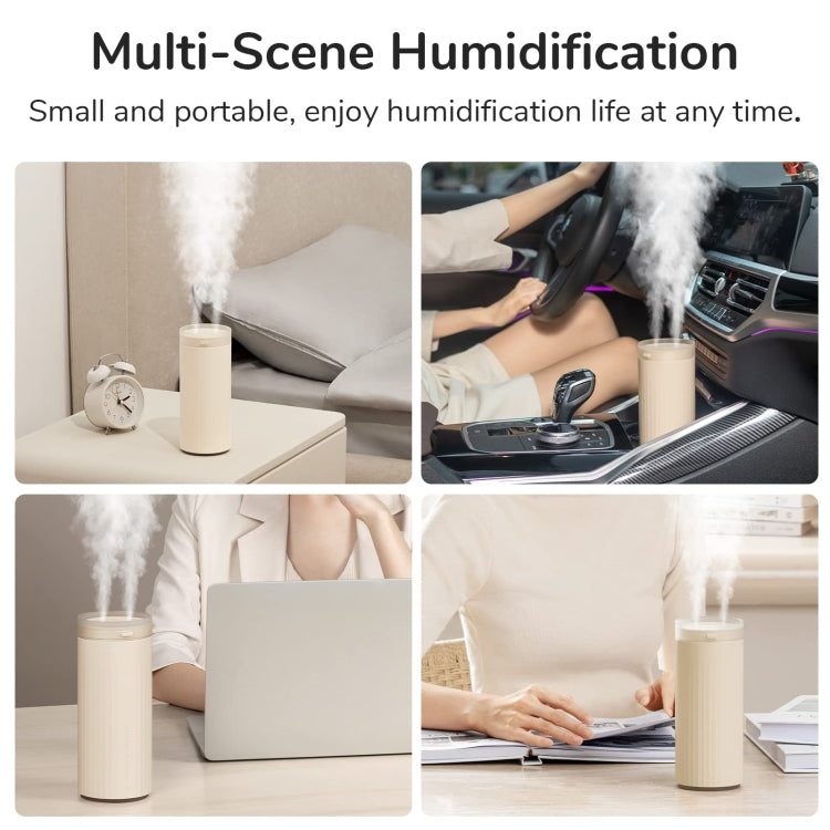 JisuLife HU16 Desktop Dual Mist Ports Humidifier, Color: White Plug-in - free shipping - PMC TechLife - Order now!