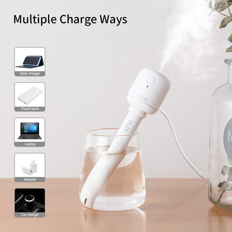 JisuLife JB07 Wireless High Mist Portable Humidifier, No Water Tank, Color: White 1100mAh - free shipping - PMC TechLife - Order now!