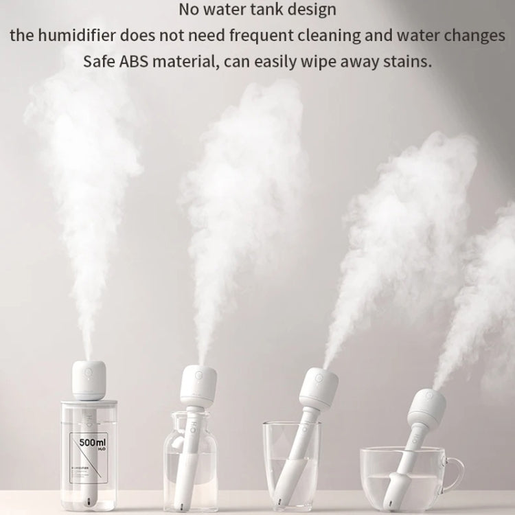 JisuLife JB07 Wireless High Mist Portable Humidifier, No Water Tank, Color: White 2200mAh - free shipping - PMC TechLife - Order now!
