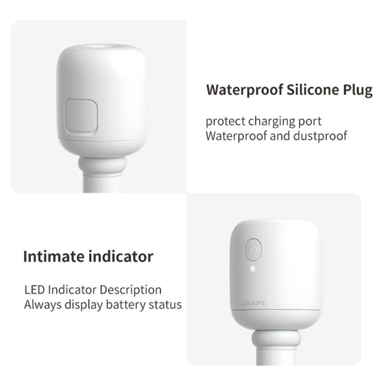 JisuLife JB07 Wireless High Mist Portable Humidifier, No Water Tank, Color: White 2200mAh - free shipping - PMC TechLife - Order now!