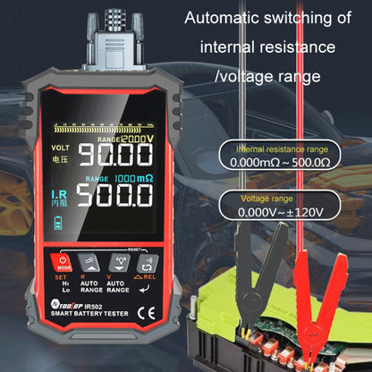 Battery Internal Resistance Tester Lead-Acid Alkaline Lithium Battery Tester, Model: IR500 - Battery & Resistance Tester by PMC Jewellery | Online Shopping South Africa | PMC Jewellery | Buy Now Pay Later Mobicred