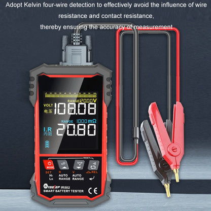 Battery Internal Resistance Tester Lead-Acid Alkaline Lithium Battery Tester, Model: IR502 - Battery & Resistance Tester by PMC Jewellery | Online Shopping South Africa | PMC Jewellery | Buy Now Pay Later Mobicred