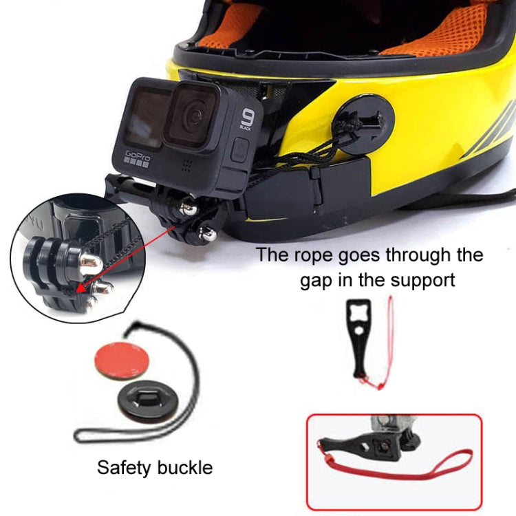 TUYU Motorcycle Integrated Hinged Helmet Chin Sports Camera Mounting Bracket, Style: With 2 Stickers - free shipping - PMC TechLife - Order now!