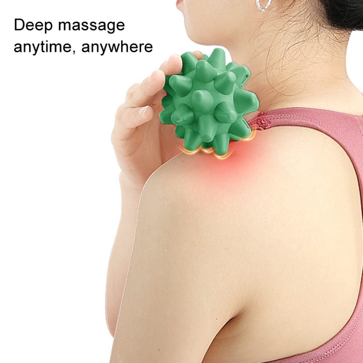 Hedgehog Massage Ball Plantar Relaxation Roller Ball TRP Yoga Fitness Handheld Fascia Ball(Yellow) - free shipping - PMC TechLife - Order now!