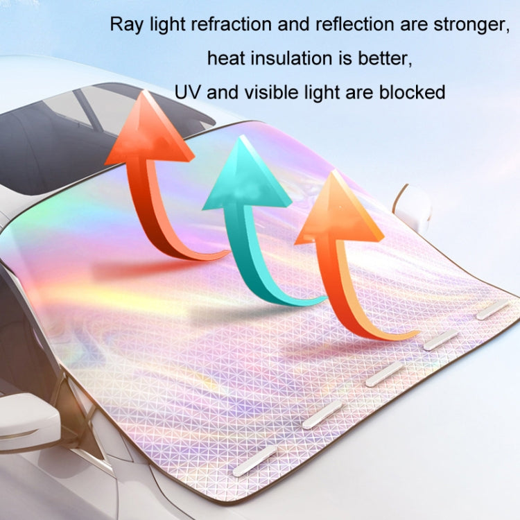 Car Laser Front Windshield Sun Protection Heat Insulation Sunshade, Size: Large - Window Foils & Solar Protection by PMC Jewellery | Online Shopping South Africa | PMC Jewellery | Buy Now Pay Later Mobicred