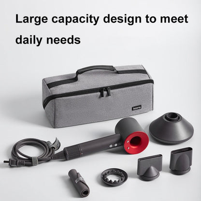 For Dyson Baona BN-DS010 Large Capacity Waterproof Hair Dryer Storage Bag(Gray) - For Dyson Accessories by Baona | Online Shopping South Africa | PMC Jewellery | Buy Now Pay Later Mobicred