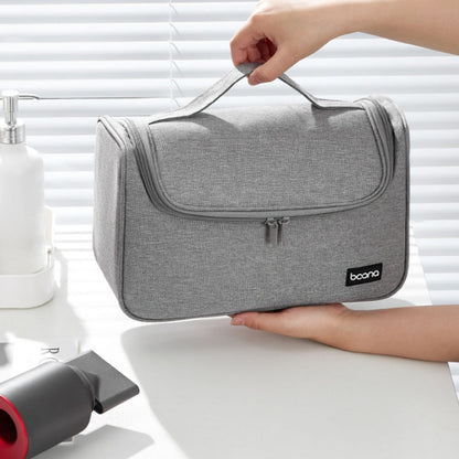 For Dyson Baona BN-DS002 Large Capacity Portable Handheld Hair Dryer Storage Bag with Hook(Gray) - For Dyson Accessories by Baona | Online Shopping South Africa | PMC Jewellery | Buy Now Pay Later Mobicred