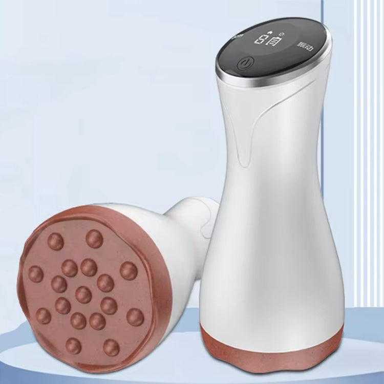 Acupuncture Stone Electric Hot Compress Vibrating Massager Whole Body Universal 9-speed Adjustable Gua Sha Apparatus(Red) - free shipping - PMC TechLife - Order now!