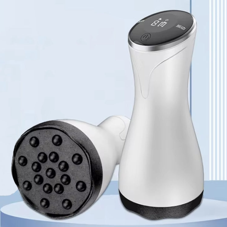 Acupuncture Stone Electric Hot Compress Vibrating Massager Whole Body Universal 9-speed Adjustable Gua Sha Apparatus(Black) - free shipping - PMC TechLife - Order now!