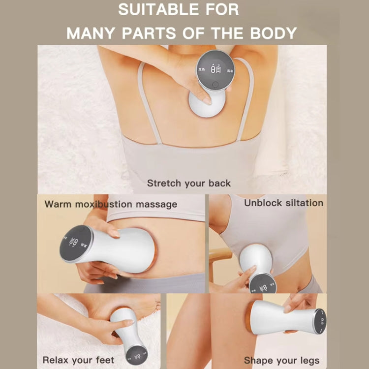 Acupuncture Stone Electric Hot Compress Vibrating Massager Whole Body Universal 9-speed Adjustable Gua Sha Apparatus(Black) - free shipping - PMC TechLife - Order now!