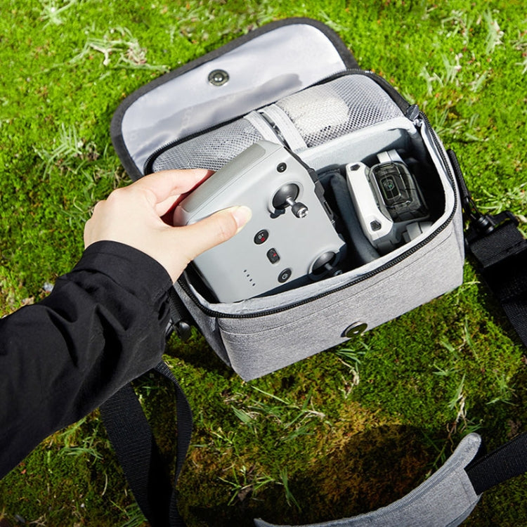 For DJI Mini 4 Pro Baona BN-H016 Portable Waterproof Crossbody Drones Storage Bag(Grey) - free shipping - PMC TechLife - Order now!