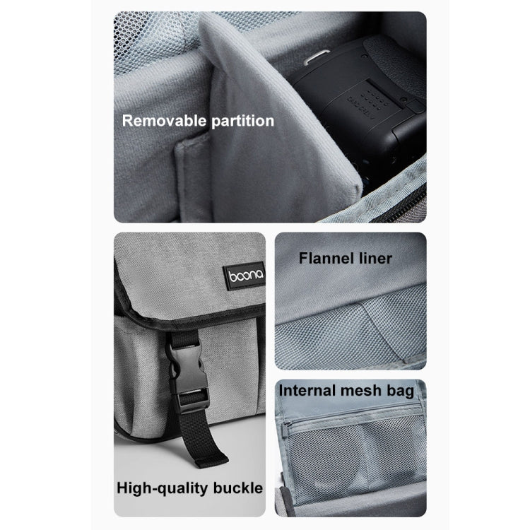 Baona BN-H017 Photography SLR / Micro Single Cross-Body Camera Storage Bag, Color: M Gray - free shipping - PMC TechLife - Order now!