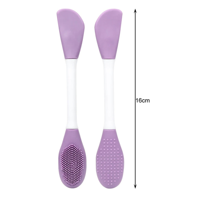 2pcs Dual Head Silicone Face Mask Brush Face Cleansing Massage Brush Mud Mask Applicator(Rose) - free shipping - PMC TechLife - Order now!