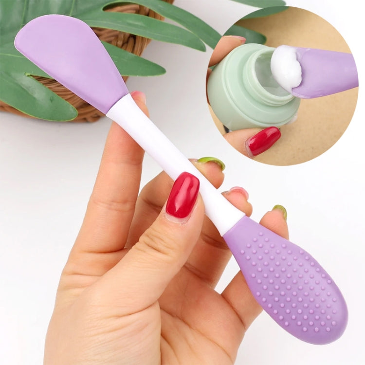 2pcs Dual Head Silicone Face Mask Brush Face Cleansing Massage Brush Mud Mask Applicator(Rose) - free shipping - PMC TechLife - Order now!