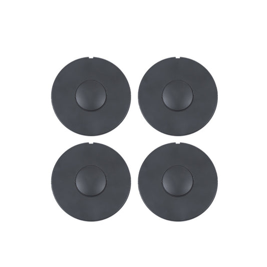 For 2024 Tesla Model 3 4pcs /Set Wheel Center Cover Modification Accessories(Matte Black) - Wheels Tires & Parts by PMC Jewellery | Online Shopping South Africa | PMC Jewellery | Buy Now Pay Later Mobicred