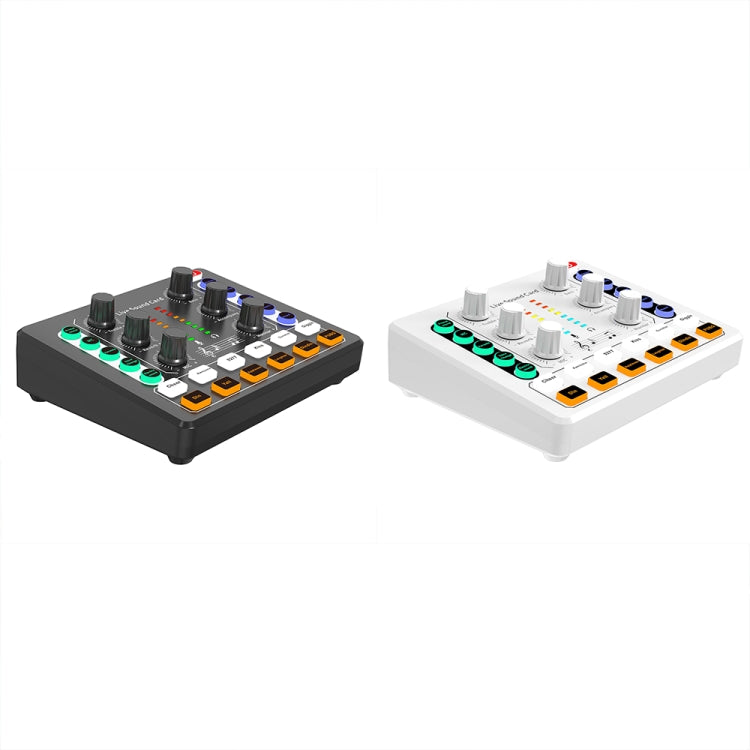 M8 Recording And Singing Live Bluetooth Sound Card Set, Color: White - Live Sound Effects Processors by PMC Jewellery | Online Shopping South Africa | PMC Jewellery | Buy Now Pay Later Mobicred