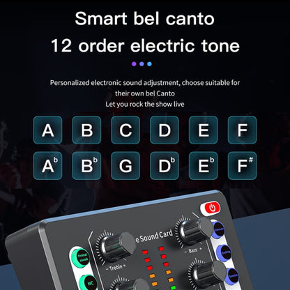 M8 Recording And Singing Live Bluetooth Sound Card Set, Color: Black Tripod - Live Sound Effects Processors by PMC Jewellery | Online Shopping South Africa | PMC Jewellery | Buy Now Pay Later Mobicred