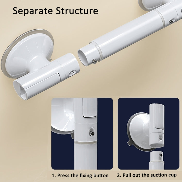 Heavy Duty Separate Design Shower Handles for Elderly with Luminous 45cm Suction Cup - Others by PMc TechLife | Online Shopping South Africa | PMc TechLife | Buy Now Pay Later Mobicred
