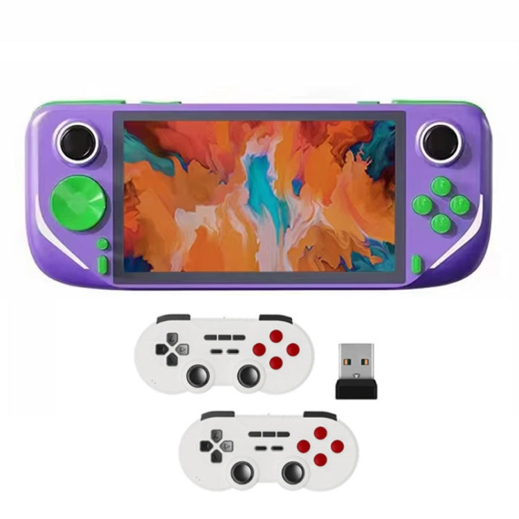 2+32G FC Joystick Dual System Handheld Game Console GBA Game Console, Color: Purple With Gamepad - Pocket Console by PMC Jewellery | Online Shopping South Africa | PMC Jewellery | Buy Now Pay Later Mobicred