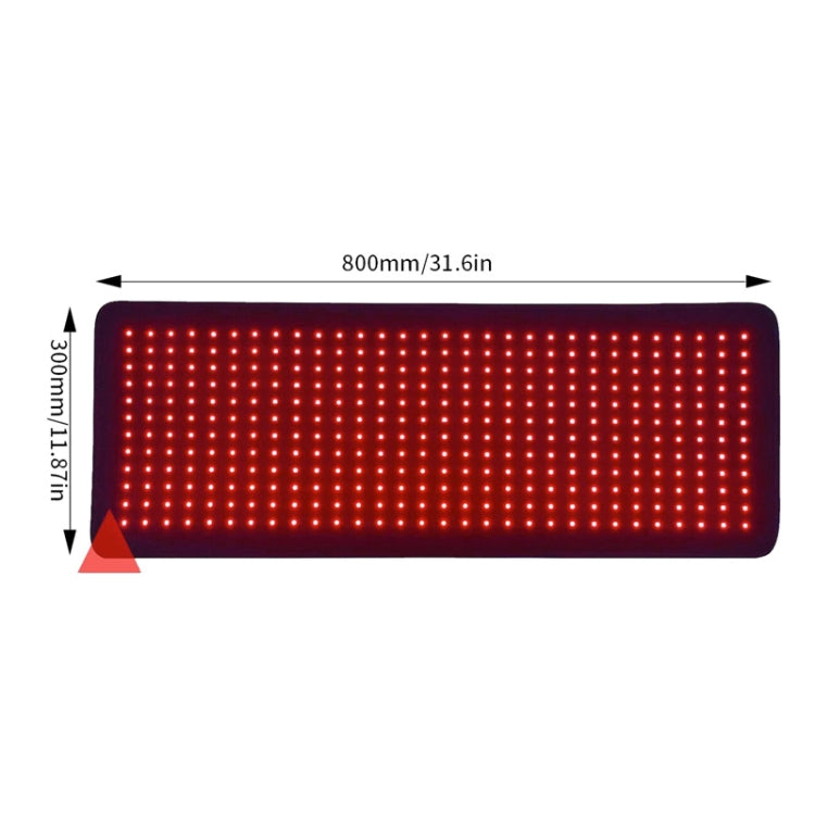 360 LED Beads Red Light Physical Therapy Waist Pad Infrared Fitness Light Therapy Pad US Plug - free shipping - PMC TechLife - Order now!