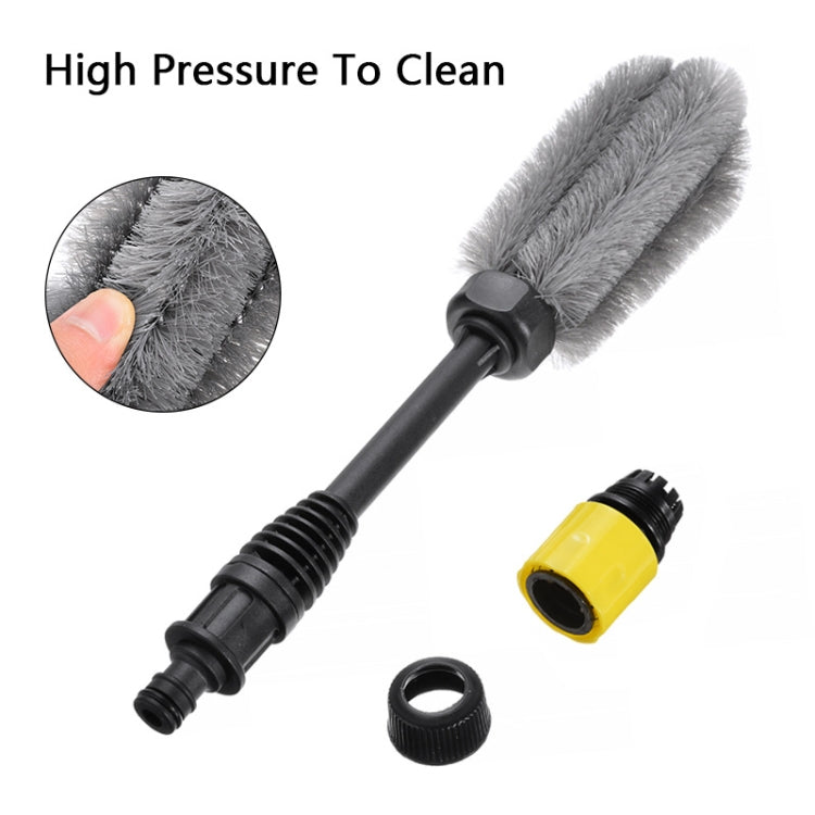 Wheel Hub Brush High Pressure Water-through Soft Bristle Cleaning Brush(40x6x6cm) - Car washing supplies by PMC TechLife | Online Shopping South Africa | PMC TechLife | Buy Now Pay Later Mobicred