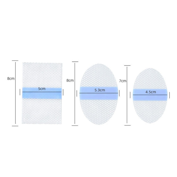 20pcs /Pack Oval Small PU Film Silicone Gel Waterproof Breathable Ear Patch - free shipping - PMC TechLife - Order now!