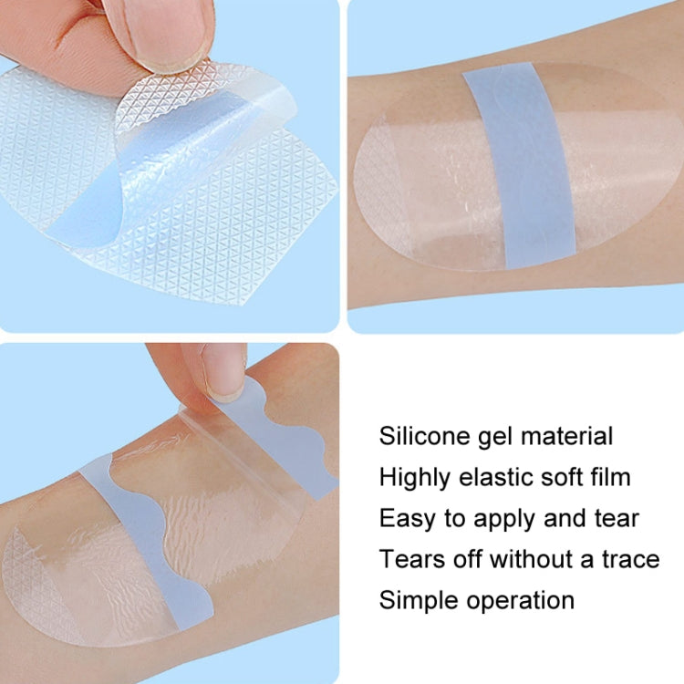 20pcs /Pack Oval Small PU Film Silicone Gel Waterproof Breathable Ear Patch - free shipping - PMC TechLife - Order now!