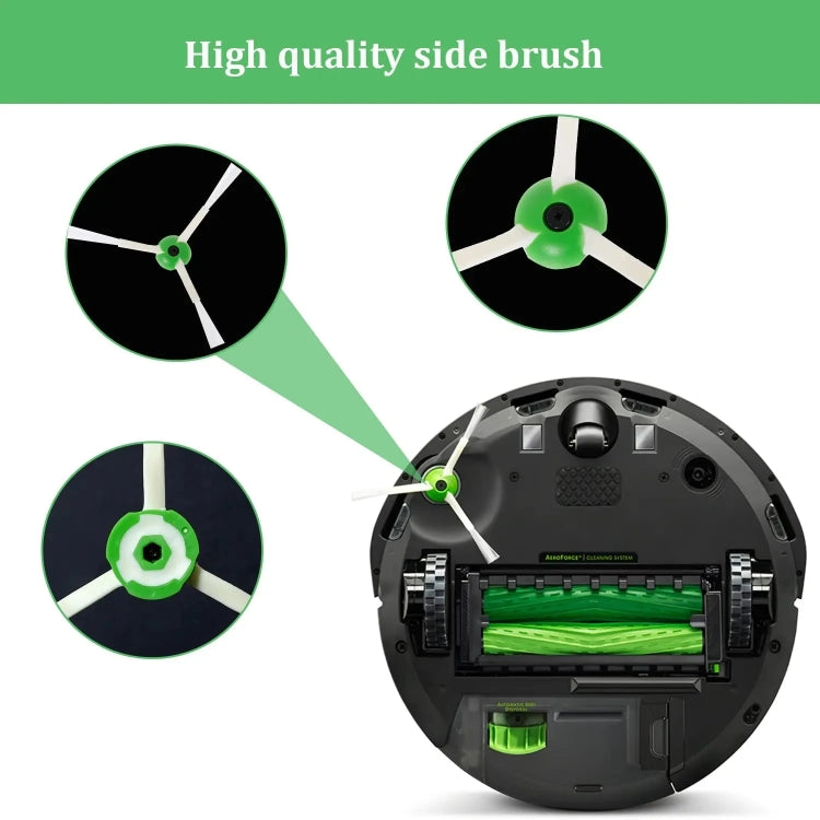 For iRobot Roomba i7 / i7+ / E5 / E6 Series Robot Vacuum 28pcs /Set Black - free shipping - PMC Jewellery - Order now!