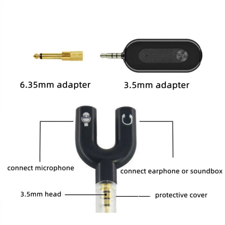 Elebest 3.5mm Wireless Lavalier Microphone Mini Clip-On Mic, Spec: One Drag One Set 2 - Microphone by Elebest | Online Shopping South Africa | PMC Jewellery | Buy Now Pay Later Mobicred