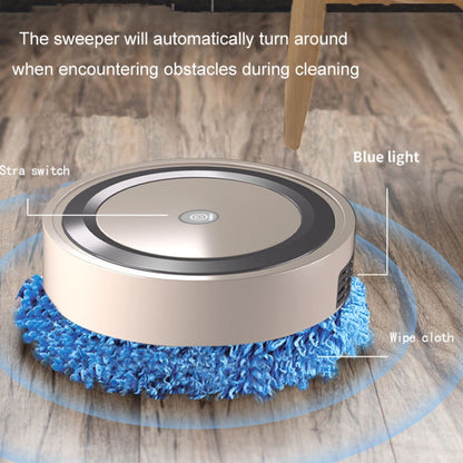 Smart Household Fully Automatic Mopping Robot(Khaki) - Robot Vacuum Cleaner by PMC Jewellery | Online Shopping South Africa | PMC Jewellery | Buy Now Pay Later Mobicred