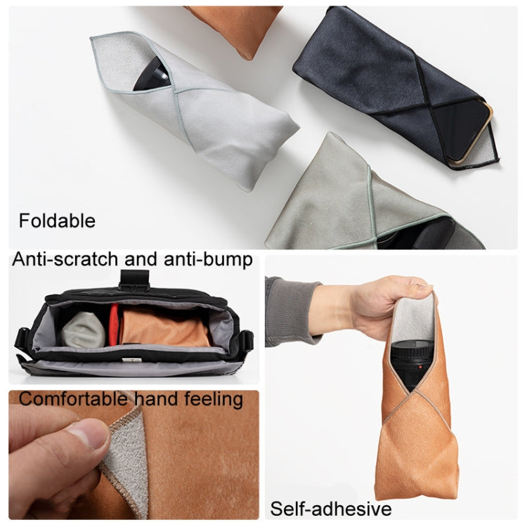 DSLR Camera Folding Cloth Photography Camera Folding Cloth Magic Protective Cloth, Color: 45x45cm Light Gray - Lens Bag by PMC TechLife | Online Shopping South Africa | PMC TechLife | Buy Now Pay Later Mobicred