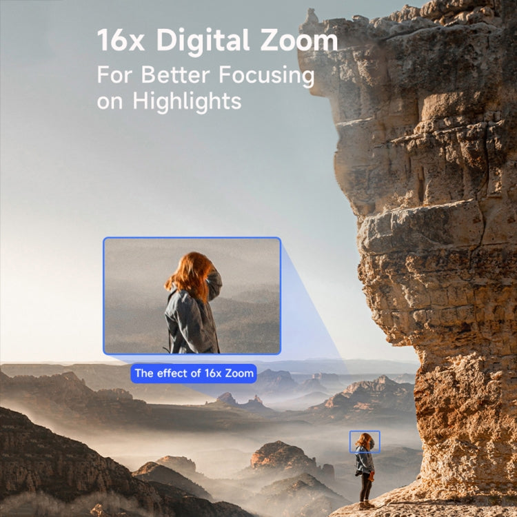 HDV-255K 5K/30FPS 16X Zoom Outdoor Sports HD Electronic Anti-Shake Digital Camera(EU Plug) - Video Cameras by PMC TechLife | Online Shopping South Africa | PMC TechLife | Buy Now Pay Later Mobicred