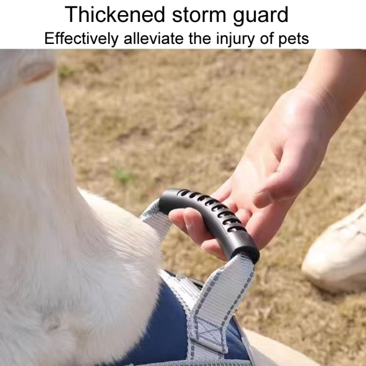Large Dog Explosion Proof Punch Chest Harness Dog Travelling Leash, Style: Red+2m Round Rope(M) - Leashes & Chest Strap by PMC TechLife | Online Shopping South Africa | PMC TechLife | Buy Now Pay Later Mobicred