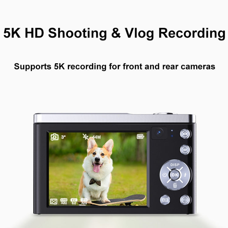DC305X 5K/30FPS 2.8-Inch HD Shooting 5X Optical Zoom Anti-Shake Digital Camera, Color: Black US Plug - Children Cameras by PMC TechLife | Online Shopping South Africa | PMC TechLife | Buy Now Pay Later Mobicred