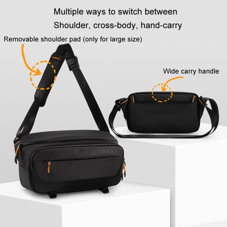Cwatcun D133 Camera Chest Bag Multi-functional Handheld Slanting Cross Shoulder Camera Casual Bag, Color: Small Black - Strap Satchel by Cwatcun | Online Shopping South Africa | PMC TechLife | Buy Now Pay Later Mobicred