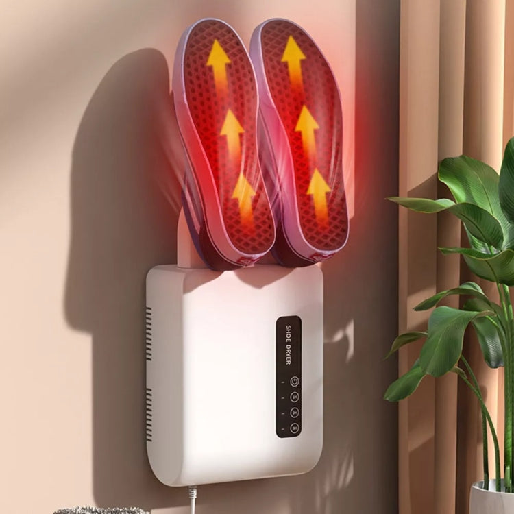 140W Boot Dryer Wall Mounted Shoes Warmer Heater, 3 Gear Timing, 360 Degree Rotating Air Outlet UK Plug(Green) - free shipping - PMC TechLife - Order now!