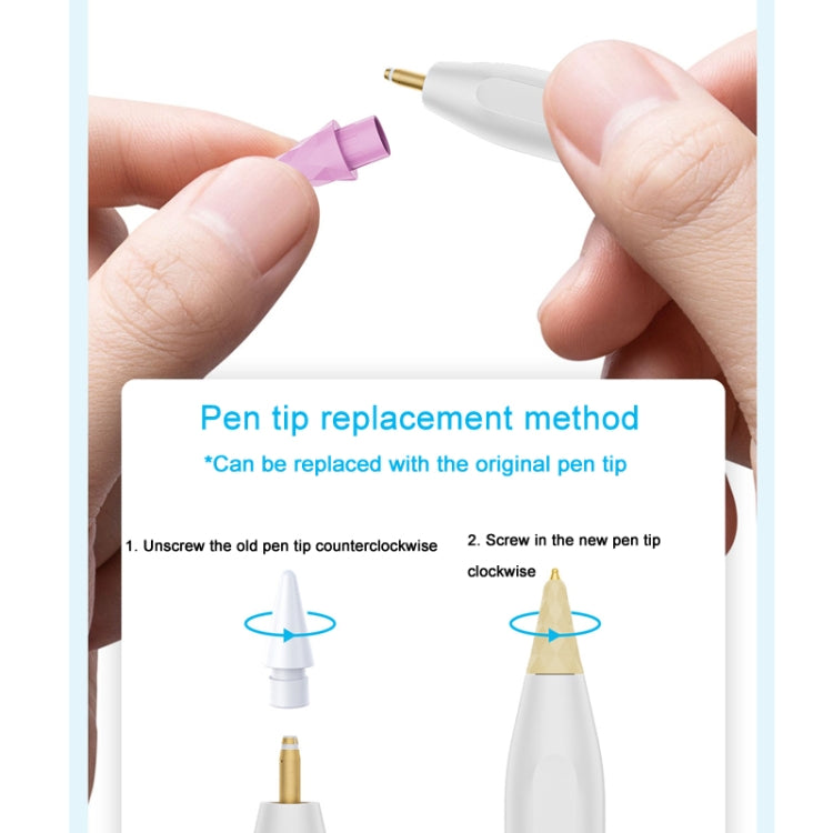 For Apple Pencil 1 / 2 Generation & USB-C Stylus Modified Pen Tip Diamond Crystal Pencil Nib(Transparent Blue) - free shipping - PMC Jewellery - Order now!