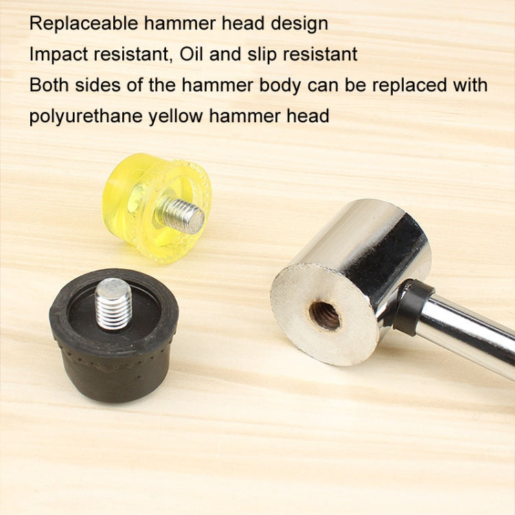 40mm No Bounce Mounting Hammer Handmade DIY Double Face Tap Rubber Hammer - Hammer by PMC TechLife | Online Shopping South Africa | PMC TechLife | Buy Now Pay Later Mobicred