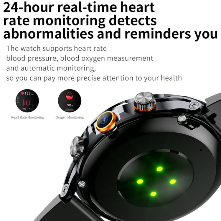 H18 Ultra-Thin Round Ball Screen 1.95 Inch Plug-In Phone Smart Watch 32G(Black) - Smart Watches by PMC TechLife | Online Shopping South Africa | PMC TechLife | Buy Now Pay Later Mobicred