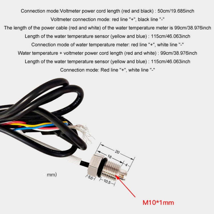 Morfayer Motorcycle Dual Display Intelligent Alarm Power Meter, Model: Voltmeter(Random Color Delivery) - Electrical Instruments by PMC TechLife | Online Shopping South Africa | PMC TechLife | Buy Now Pay Later Mobicred