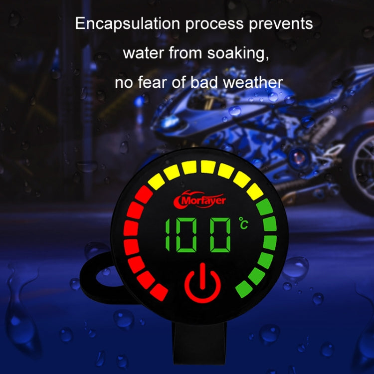 Morfayer Motorcycle Dual Display Intelligent Alarm Power Meter, Model: Voltmeter(Random Color Delivery) - Electrical Instruments by PMC TechLife | Online Shopping South Africa | PMC TechLife | Buy Now Pay Later Mobicred