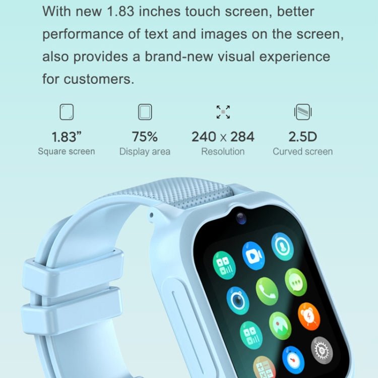 K26H  4G Kids Phone Watch With 1.83-inch Touch Screen Front Camera SOS GPS Location(Black) - Smart Watches by PMC TechLife | Online Shopping South Africa | PMC TechLife | Buy Now Pay Later Mobicred