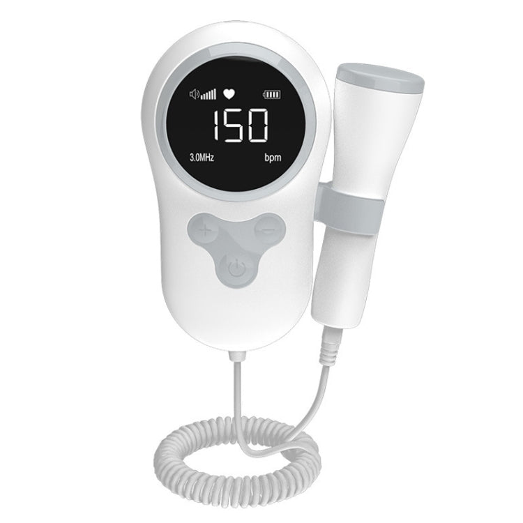 T505 IP5 Dustproof And Waterproof Pregnant Women Home Doppler Fetal Heart Rate Monitor(Grey) - free shipping - PMC TechLife - Order now!