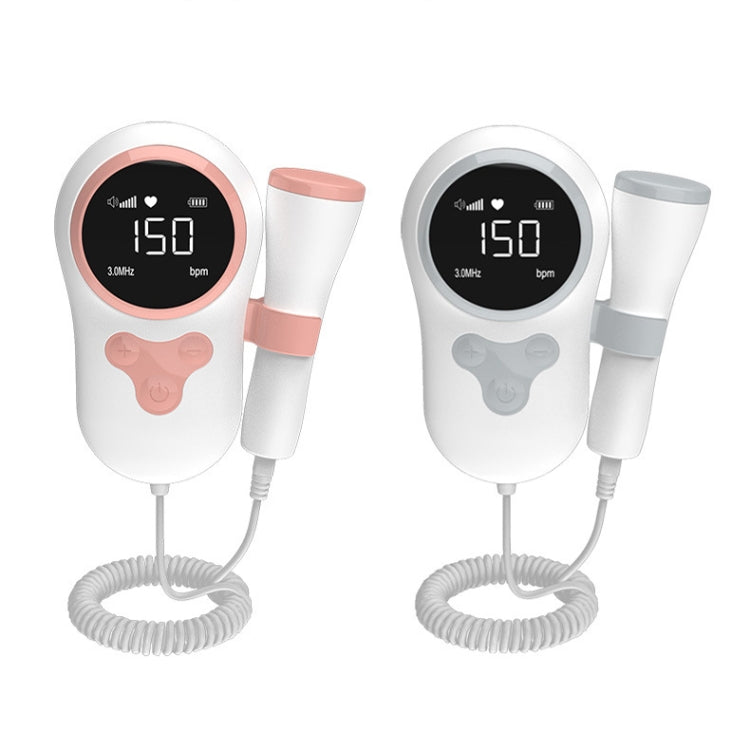 T505 IP5 Dustproof And Waterproof Pregnant Women Home Doppler Fetal Heart Rate Monitor(Pink) - free shipping - PMC TechLife - Order now!