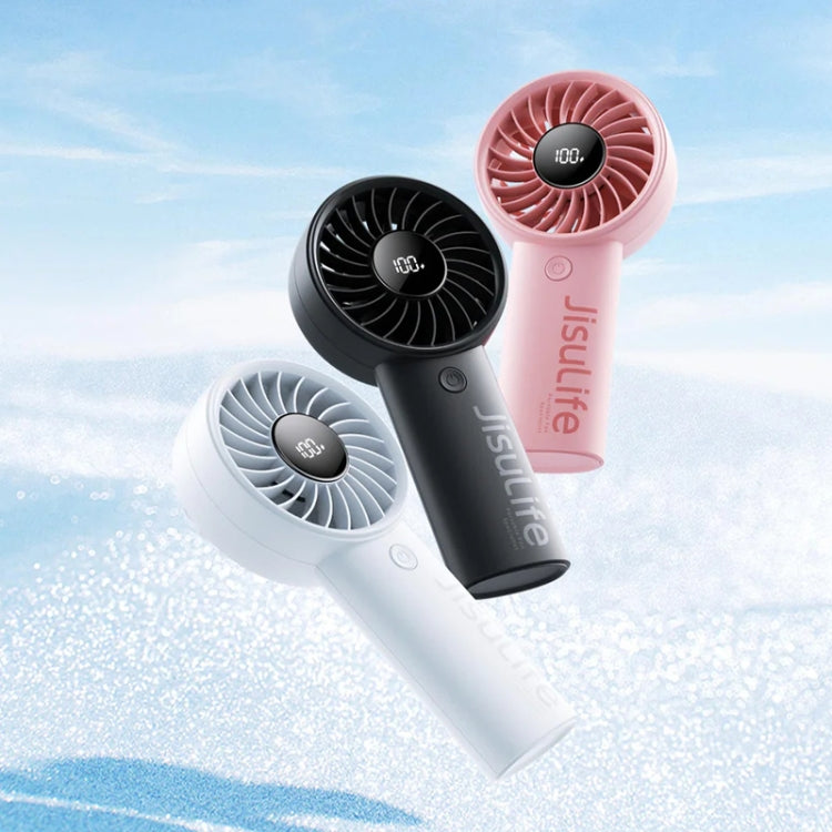 JisuLife Life4 Handheld Portable Small Rechargeable Fan, Battery Capacity: 3600mAh Pink - free shipping - PMC Jewellery - Order now!