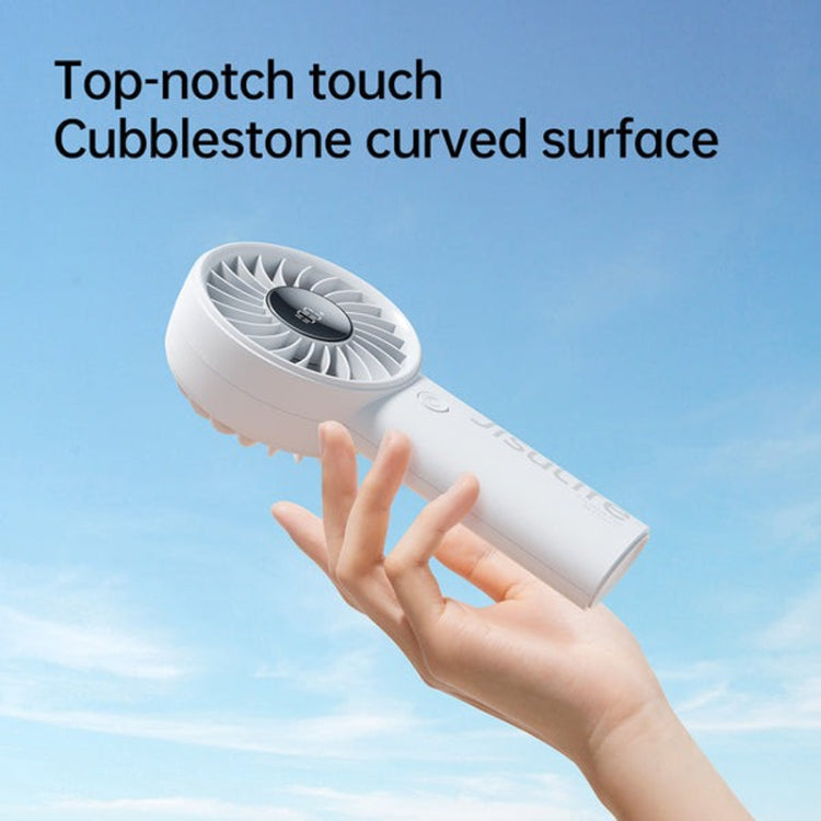 JisuLife Life4 Handheld Portable Small Rechargeable Fan, Battery Capacity: 3600mAh Pink - free shipping - PMC Jewellery - Order now!