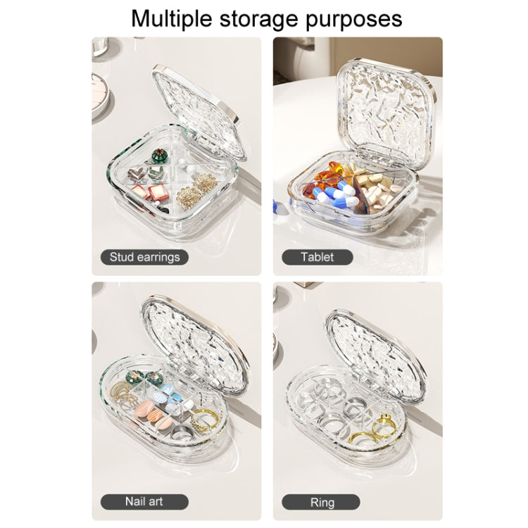 Portable Medicine Dispenser Traveling Carrying Plastic Organizer, Style: Small Tranaparent - free shipping - PMC TechLife - Order now!