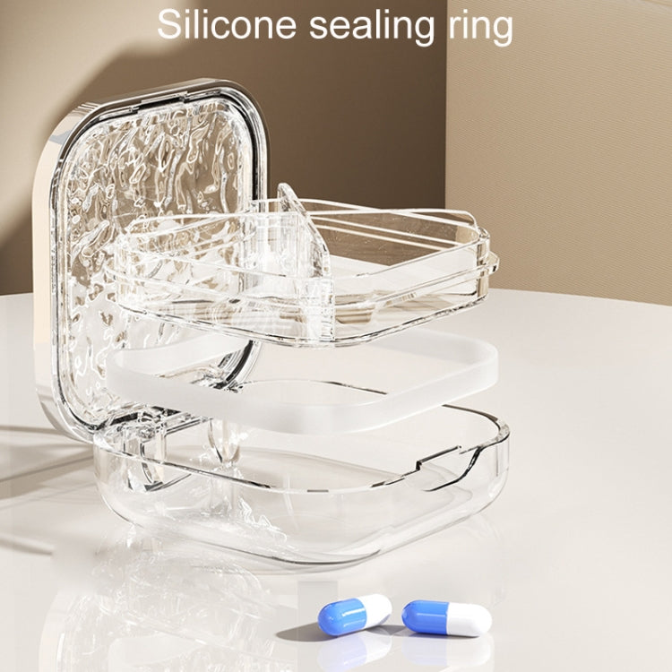 Portable Medicine Dispenser Traveling Carrying Plastic Organizer, Style: Small Tranaparent - free shipping - PMC TechLife - Order now!