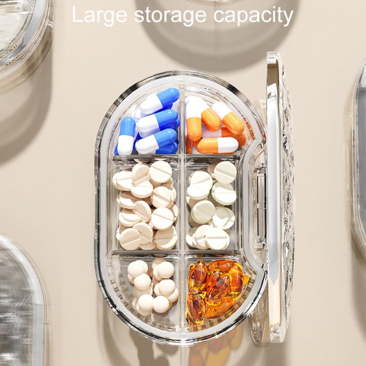Portable Medicine Dispenser Traveling Carrying Plastic Organizer, Style: Small Tranaparent - free shipping - PMC TechLife - Order now!
