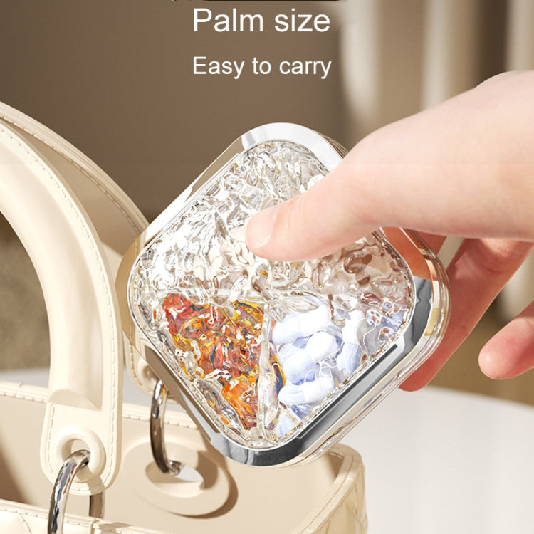Portable Medicine Dispenser Traveling Carrying Plastic Organizer, Style: Small Tranaparent - free shipping - PMC TechLife - Order now!